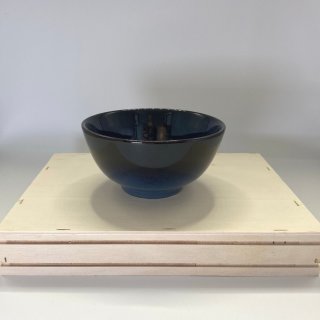 Set mit 4 Schalen, Müslischalen, Schwarz Dunkelblau, 12,5 x 6,8 cm