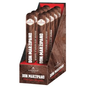 Marzipan Zigarre "Don Marzipano" in edler Zigarrenhülse, Marzipan mit Zartbitter-Schokolade, 1 x 32 g, Niederegger