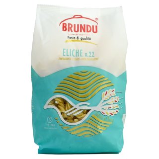 Eliche, Trafilate al Bronzo, Spar-Paket, 6 x 500g, Pasta, Nudeln, Brundu Pastifico
