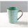 Kaffee Tasse Becher mit Henkel, Munus, Dolce Vita, Frühstücks- und Teetasse, 11,6 x 9 cm, 370 ml