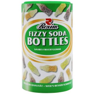 Rexim Fizzy Soda Bottles 250g Saure Fruchtgummis
