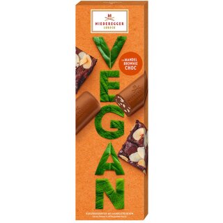 Chocolate Mandel Brownie Choc, Vegan, 100 g, Niederegger