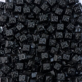 De Bron Zoute Menthol Kruisdrop Süße Lakritz-Würfel 1 kg