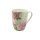 Tasse/Becher mit floralem Rosenmotiv, zwei Varianten, Höhe ca. 10,5 cm