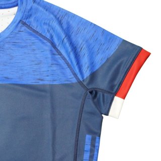 Adidas T-Shirt Damen Handballtrikot, Kurzarm, blau rot weiß,