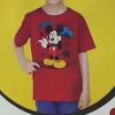 Mickey Mouse Kinder T-Shirt Rot