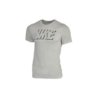 Nike T-Shirt, hellgrau, mit Nike Schriftzug und Swoosh, Herren, AR5019-051
