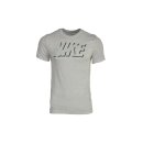 Nike T-Shirt, hellgrau, mit Nike Schriftzug und Swoosh, Herren, AR5019-051